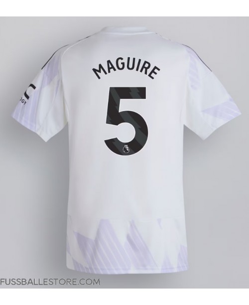 Günstige Manchester United Harry Maguire #5 Auswärtstrikot 2025-26 Kurzarm Günstige Manchester United Harry Maguire #5 Auswärtstrikot 2025-26 Kurzarm